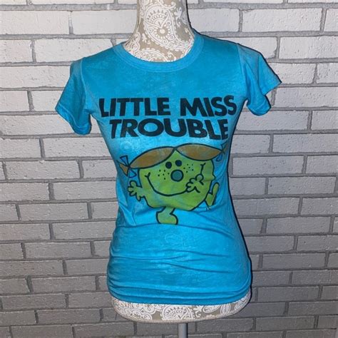 Junk Food Clothing Tops Junk Food Little Miss Trouble Tshirt Poshmark