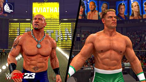 WWE 2K23 Ruthless Aggression Cena Vs Batista Gameplay WM 22 Arena