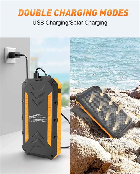 Mua Solar Charger Power Bank 42800mah Portable Charger With Qc 30 Fast