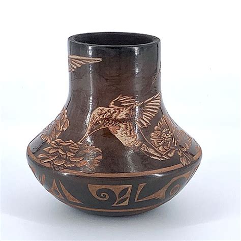 Pueblo Pottery By Johnathan Naranjo Santa Clara Hummingbirds