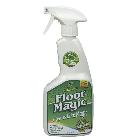 Floor Magic Natural Spray On Floor Cleaner for Timber, Laminate, Bamboo ...