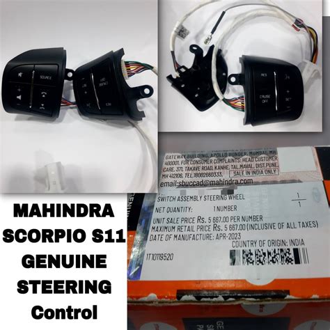 MAHINDRA SCORPIO S11 GENUINE STEERING CONTROL At Rs 6100 Steering