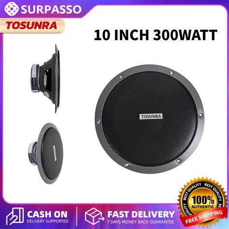 Tosunra Subwoofer Inch Watt Sub Woofer Super Bass Audio Speaker