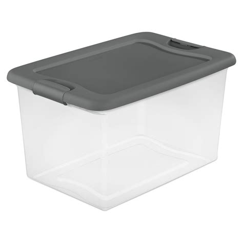 Sterilite 60l 2375 Inch L X 16 Inch W X 135 Inch H Latching Storage