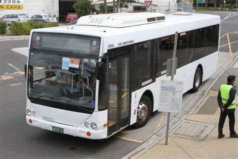 Sundancer bus BS03YF on a Sunbury line rail replacement service at ...