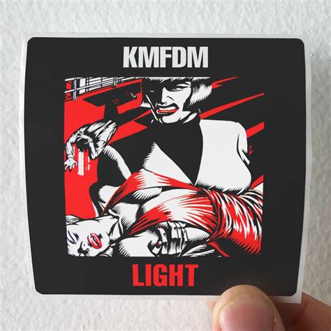 KMFDM Light Album Cover Sticker