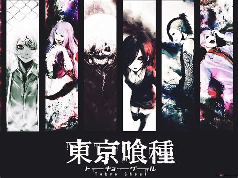 Tokyo Ghoul - Characters HD wallpaper download