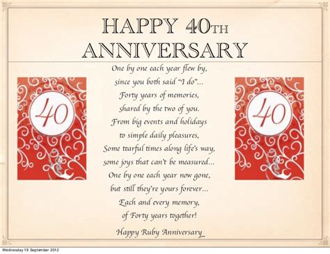 The Best 40th Wedding Anniversary Quotes - Home, Family, Style and Art ...