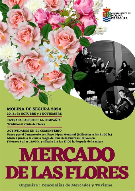 El Mercado de las Flores 2024 de Molina de Segura se celebra del 30 de
