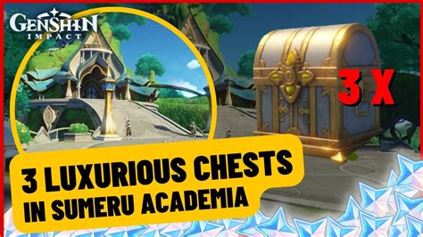 Get Luxurious Chest In Sumeru City Genshin Impact Youtube