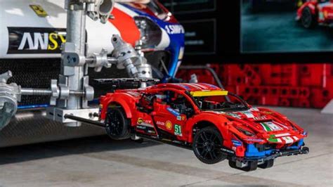 LEGO Ferrari 488 GTE becomes first LEGO model to speed over real car ...