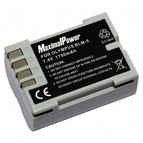 Olympus Blm Blm E E Camera Replacement Lithium Ion Battery