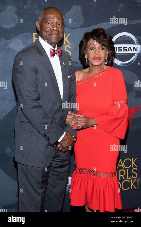 Congresswoman Maxine Waters Right And Husband Sid Williams Attend The