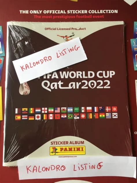 Panini Fifa World Cup Qatar Empty Album Portugal Spain Edition