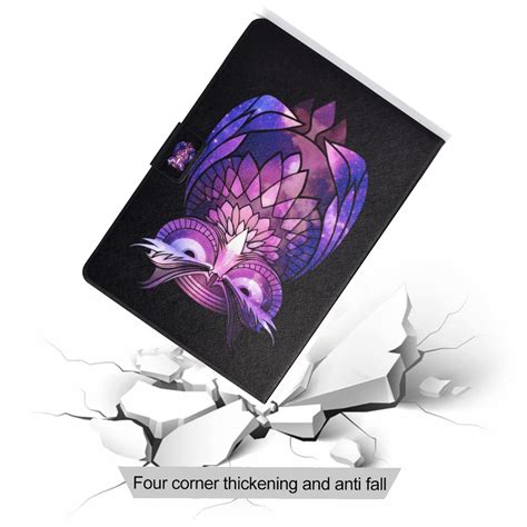 For Lenovo Legion Y700 Electric Pressed Smart Leather Tablet Case Owl