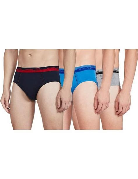 Buy Rupa Jon Men Multicolor Solid Cotton Pack Of 3 Briefs Online At