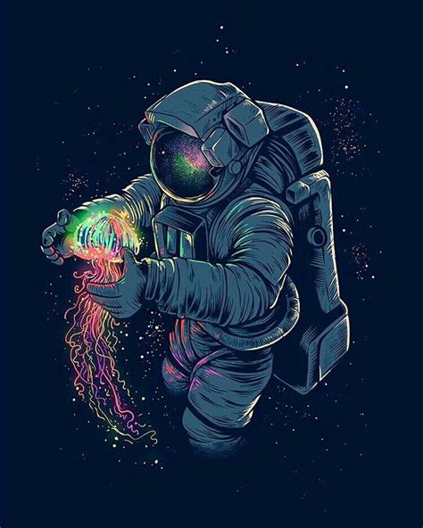 Cosmos Astronaut Astronaut Wallpaper Space Art Astronaut Art