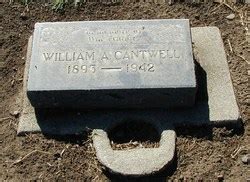 William Alonzo Cantwell 1893 1942 Mémorial Find a Grave