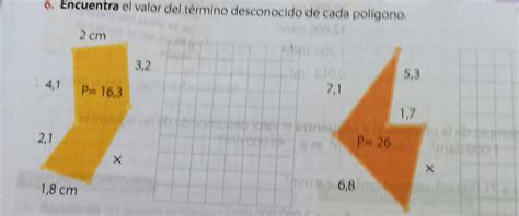 Encuentra El Valor Del T Rmino Desconocido De Cada Pol Gonoporfa Ayuda