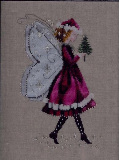 Mirabilia Christmas Fairy 2 Ov 2 Kit Materials Christmas Cross