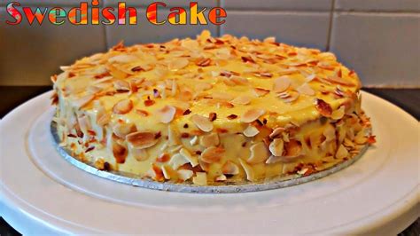 Swedish Almond Cake Ikeas Cake Recipe Almond Cake Mandelkuchen Easy And Quick Recipe