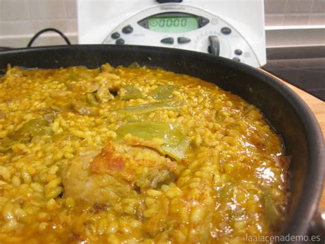 Paella Con Thermomix La Alacena De Mo