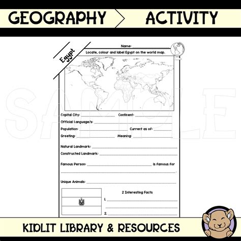 Egypt Fact File Worksheet Made By Teachers