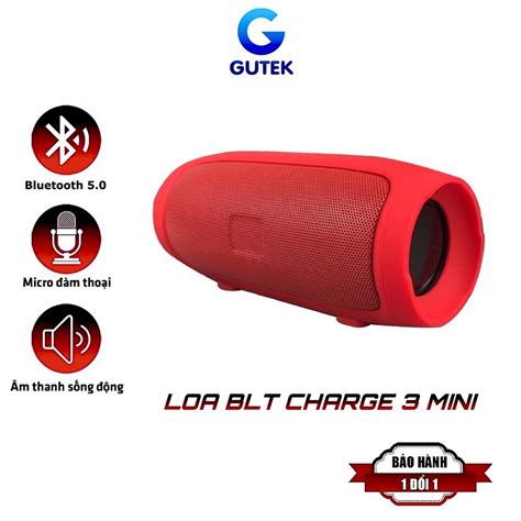 Loa bluetooth nghe nhạc không dây Charge 3 Mini bass mạnh nhỏ gọn giá