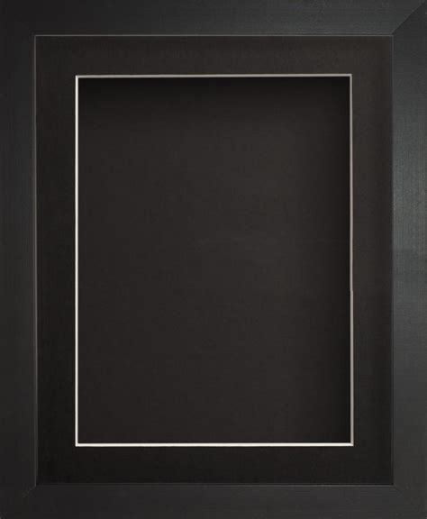 Radcliffe Box Frame Black With Black Backing Board 10x8 Frame With