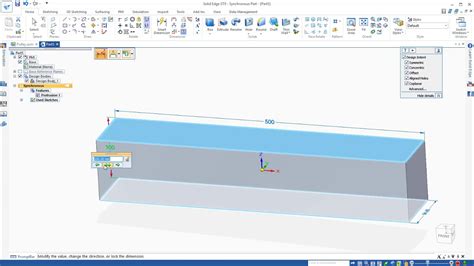 Synchronous Technology Siemens Solid Edge Tutorial YouTube