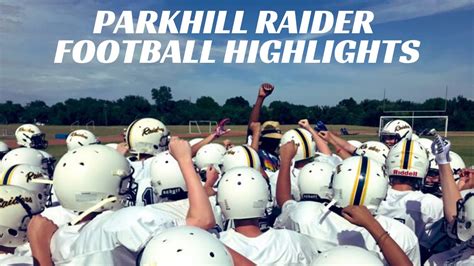 Parkhill Raiders Football Highlights Youtube