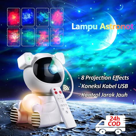 Jual Lampu Starry Proyeksi Langit Malam Berbintang Astronot Cahaya