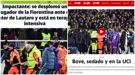 Malore Per Bove Fiorentina Inter Rinviata Rivivi La Diretta