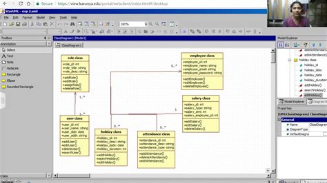 Class Diagram For Employee Management System Class Diagr