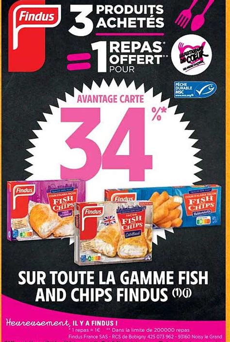 Promo La Gamme Fish And Chips Findus chez Intermarché iCatalogue fr