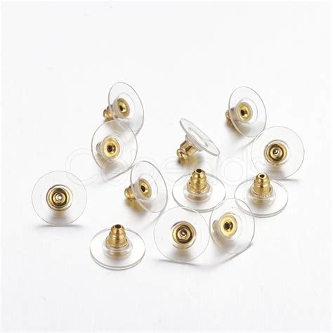 Cheap Brass Bullet Clutch Earring Backs Online Store