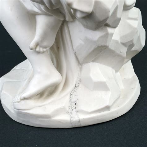 SKULPTUR Parian Venus Sittande Gustavsberg Konst Skulptur