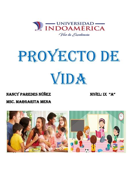 Libro Digital Proyecto De Vida By Nancyparedesn Issuu