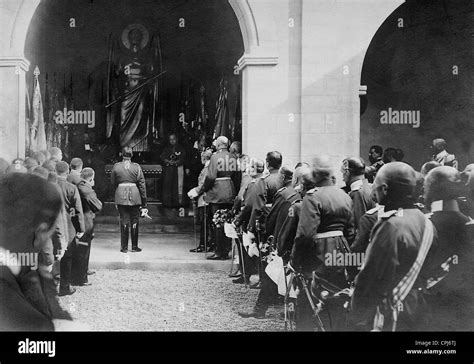 Wilhelm Ii At The Inauguration Of The Memorial Hall In Gravelot 1905