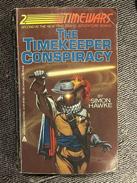 The Timekeeper Conspiracy by Simon Hawks : r/badscificovers