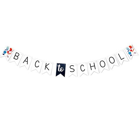 Back to School Party Banner, Back to School Decorations, Classroom ...