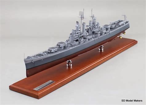 SD Model Makers: US Navy WW2 Cruiser Model - Now docked on a customer ...