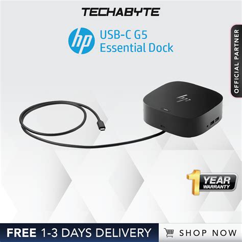 Hp Usb C G5 Essential Dock Shopee Singapore