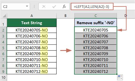 How To Remove Prefix Suffix From Multiple Cells In Excel