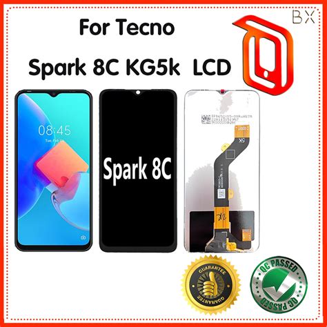 Dành Cho Tecno Spark 8C KG5k KG5j Màn Hình LCD Bộ Số Hóa Màn Hình Cảm