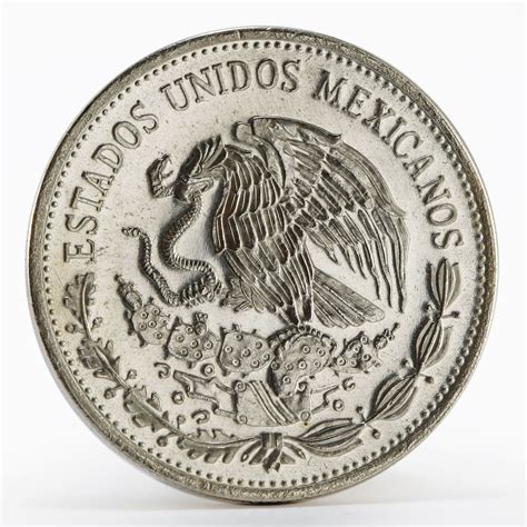 Mexico 50 Pesos 50th Anniversary Nationalization Of Oil Proof Silver