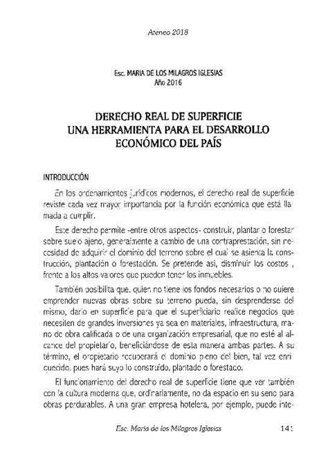 PDF DERECHO REAL DE SUPERFICIE UNA HERRAMIENTA PARA EL DOKUMEN TIPS