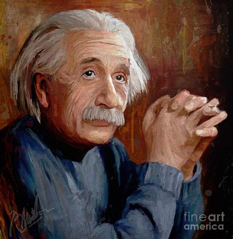 Albert Einstein Painting