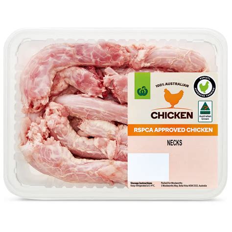 Woolworths Rspca Approved Chicken Necks 1kg Woolworths