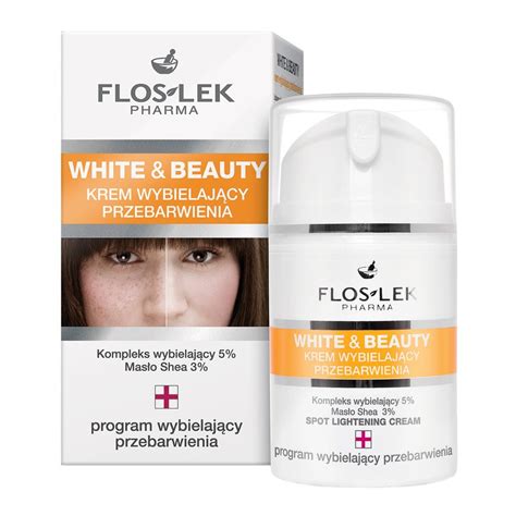 Flos Lek Pharma White Beauty krem wybielający przebarwienia na